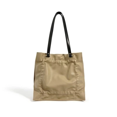 Geantă moale de hobo slouchy din piele moale